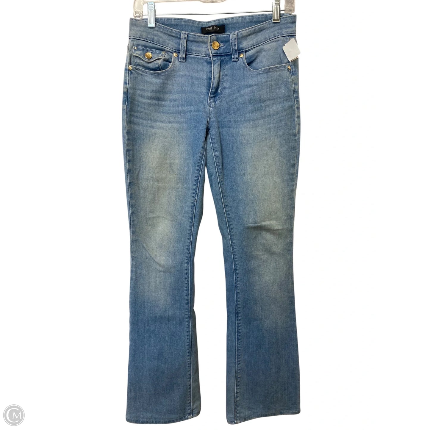 Jeans Flared By White House Black Market In Blue Denim, Size: 2