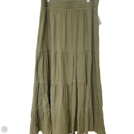 Skirt Maxi By Threads 4 Thought In Green, Size: Xl