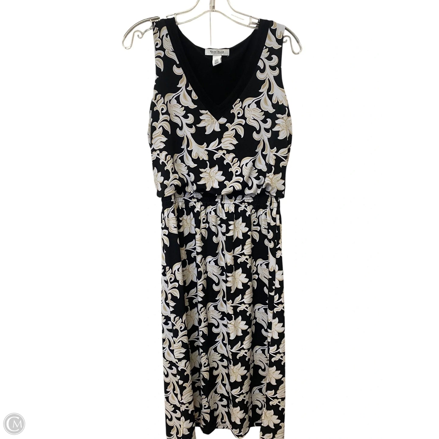 Dress Party Midi By White House Black Market In Black, Size: S