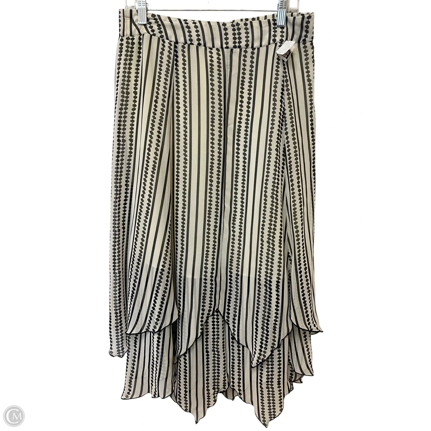 Skirt Maxi By Chicos In Black & White, Size: S