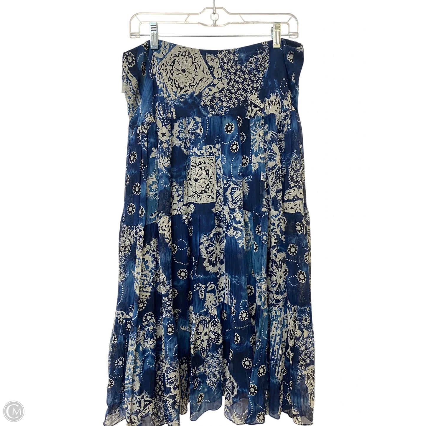 Skirt Maxi By Lauren By Ralph Lauren In Blue, Size: L
