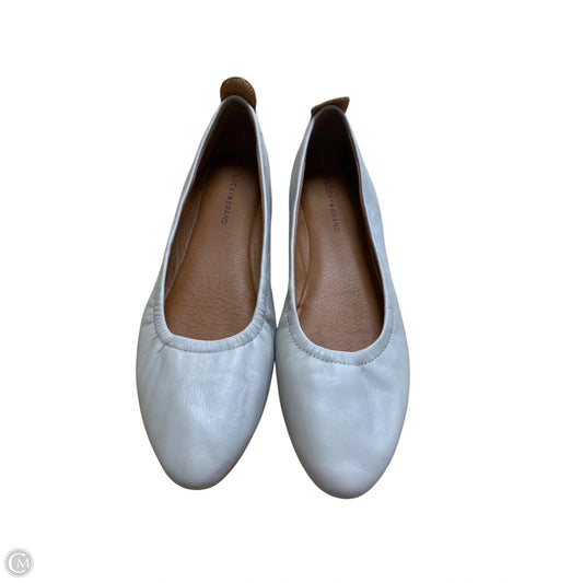 Shoes Flats By Lucky Brand In Grey, Size: 9.5