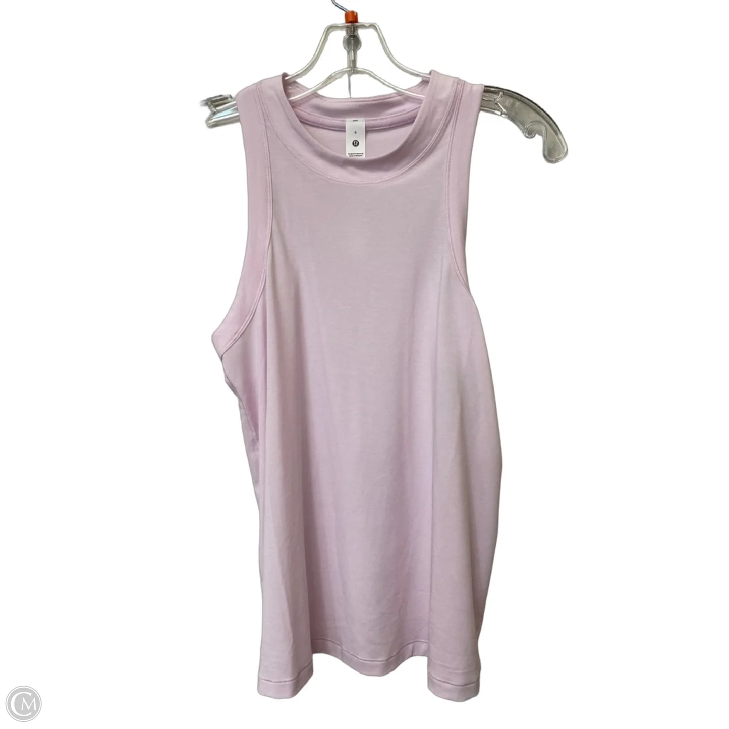 Athletic Tank Top By Lululemon In Pink, Size: 6