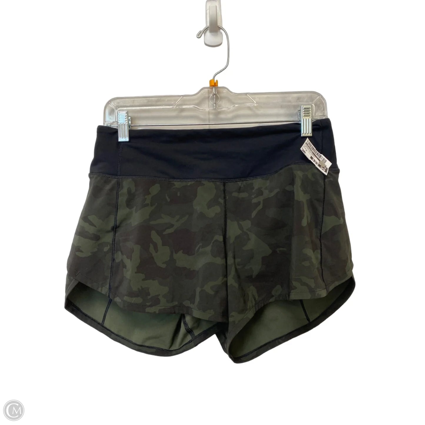 Athletic Shorts By Lululemon In Camouflage Print, Size: 6