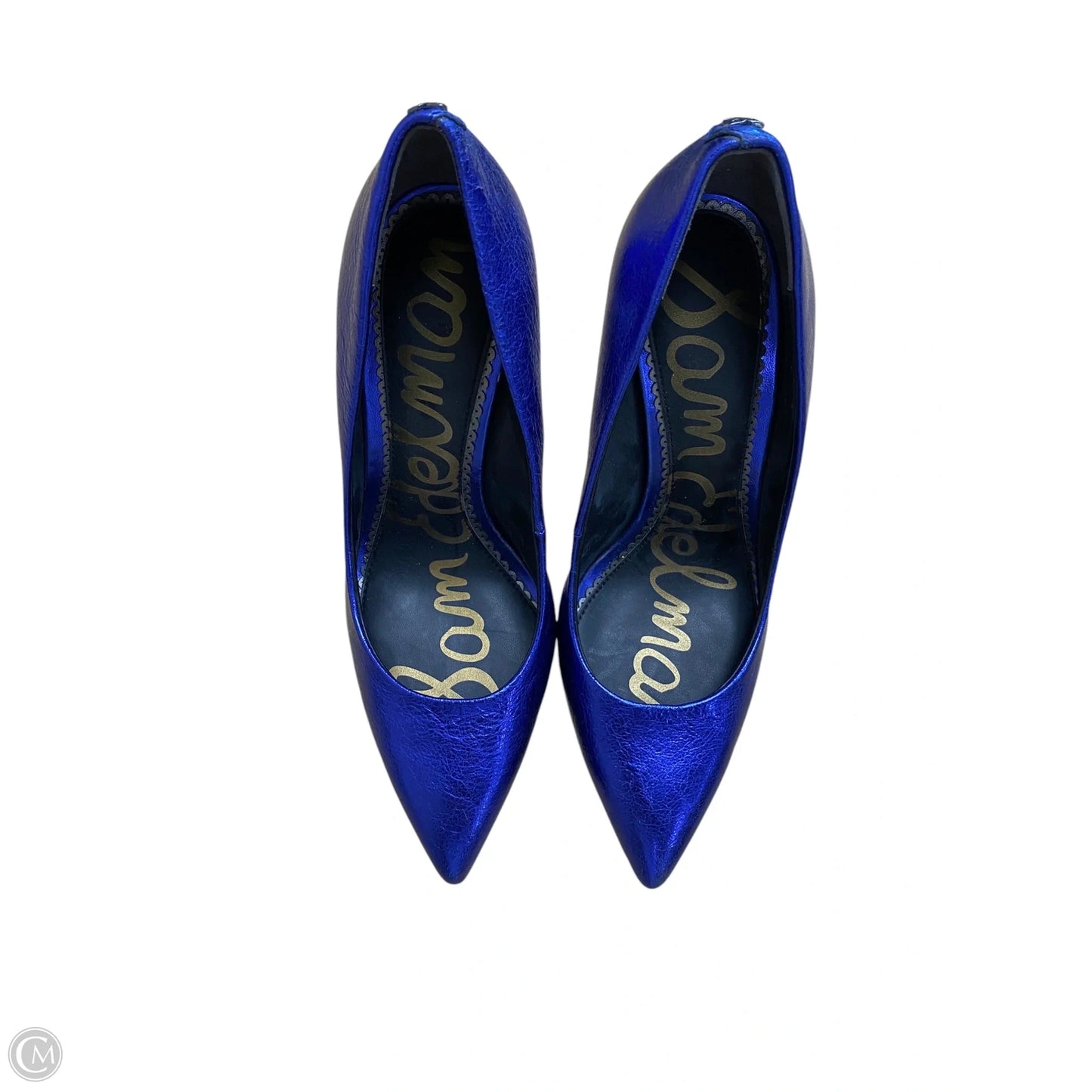 Shoes Heels Kitten By Sam Edelman In Blue & Brown, Size: 6.5