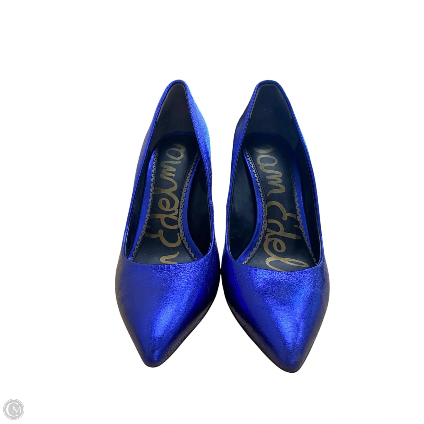 Shoes Heels Kitten By Sam Edelman In Blue & Brown, Size: 6.5