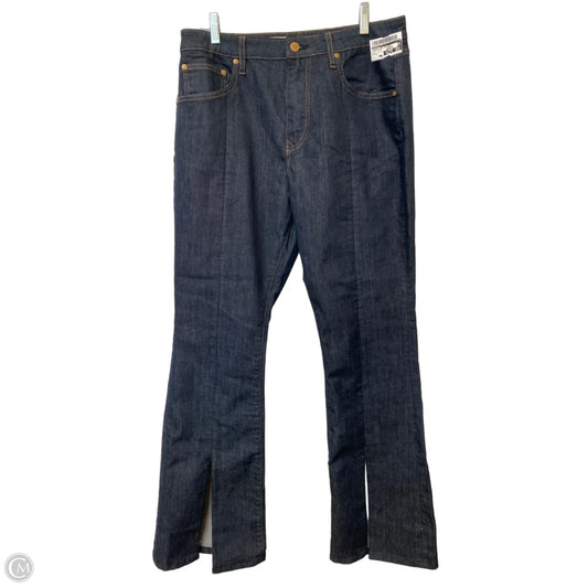 Jeans Wide Leg By Pilcro In Blue Denim, Size: L