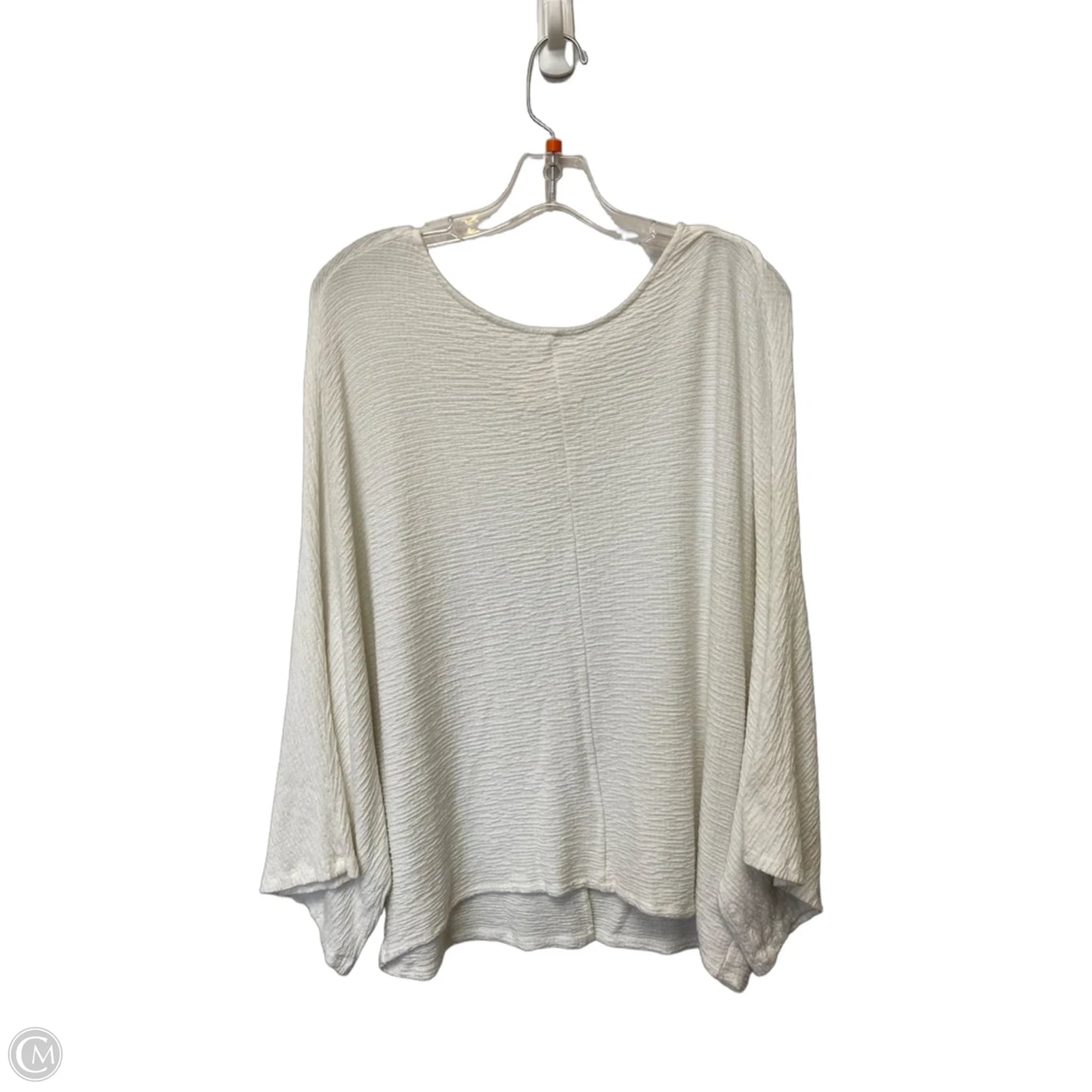 Top Short Sleeve By Maeve In White, Size: L