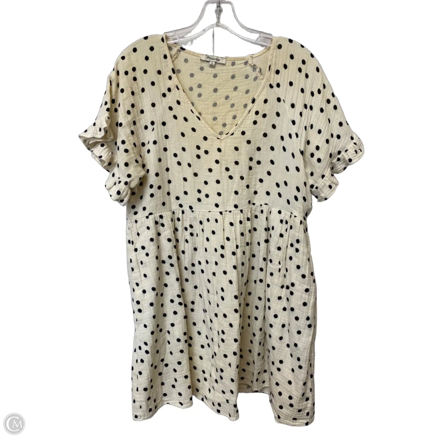 Dress Casual Short By Madewell In Polkadot Pattern, Size: M