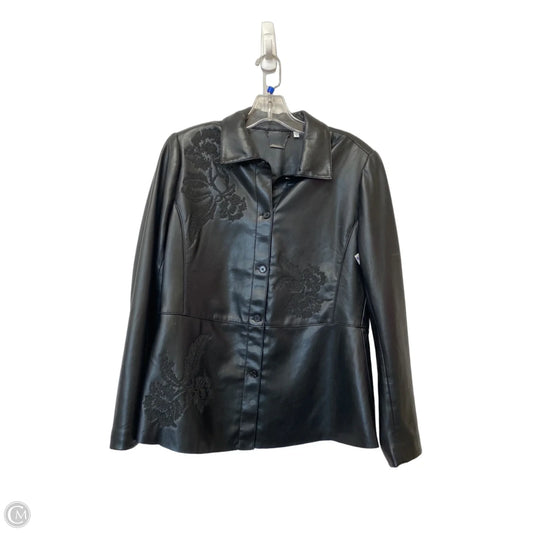 Top Long Sleeve By Chicos In Black, Size: 0