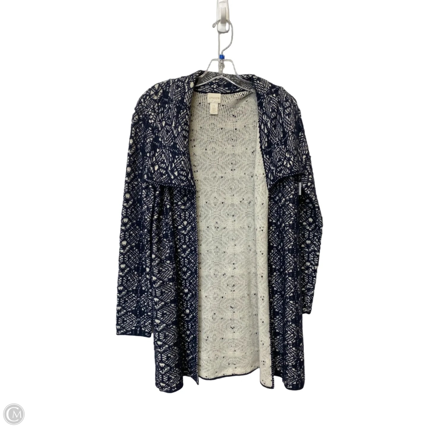 Cardigan By Chicos In Blue, Size: 0