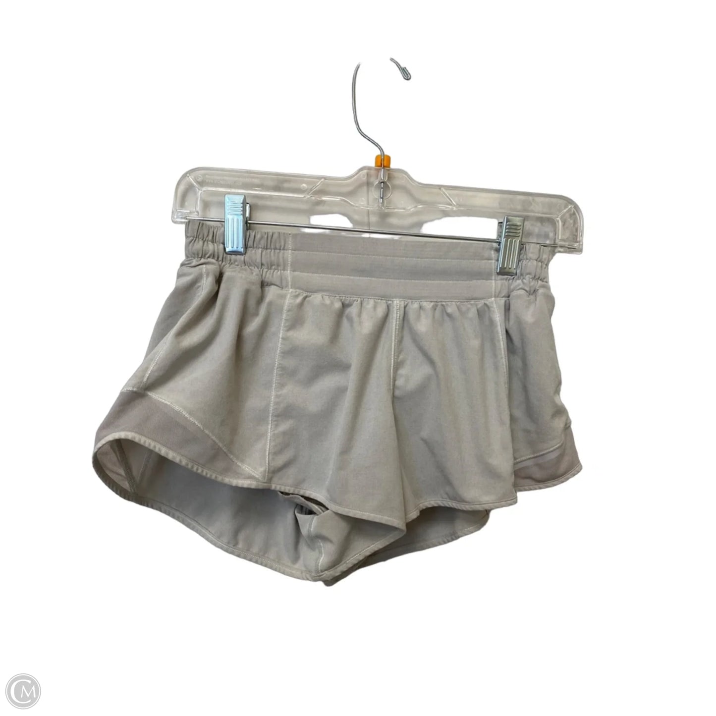 Athletic Shorts By Lululemon In Grey, Size: 4