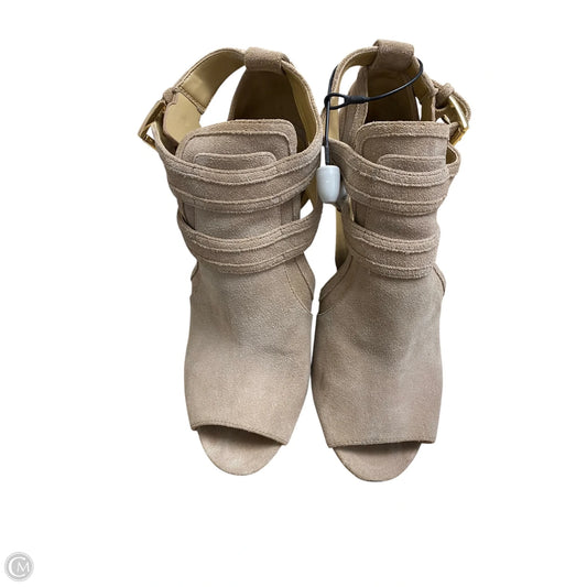 Shoes Heels Wedge By Michael By Michael Kors In Tan, Size: 7.5