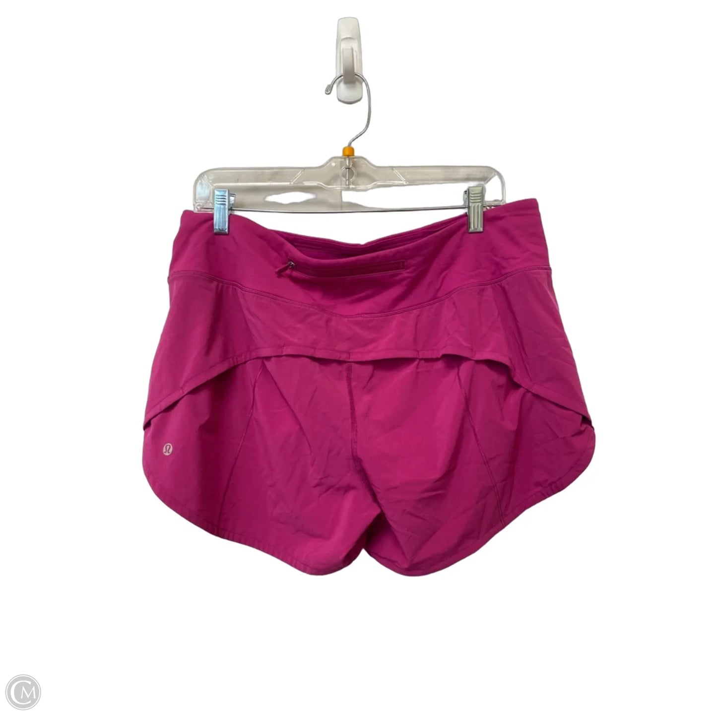 Athletic Shorts By Lululemon In Pink, Size: 12