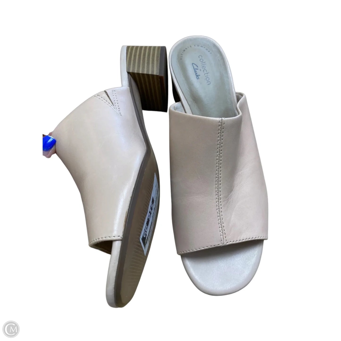 Shoes Heels Block By Clothes Mentor In Pink, Size: 8