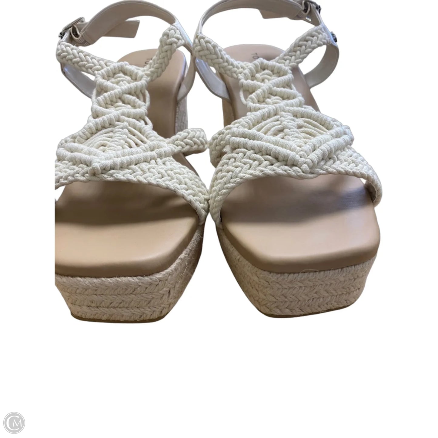 Shoes Heels Block By Torrid In Cream, Size: 12
