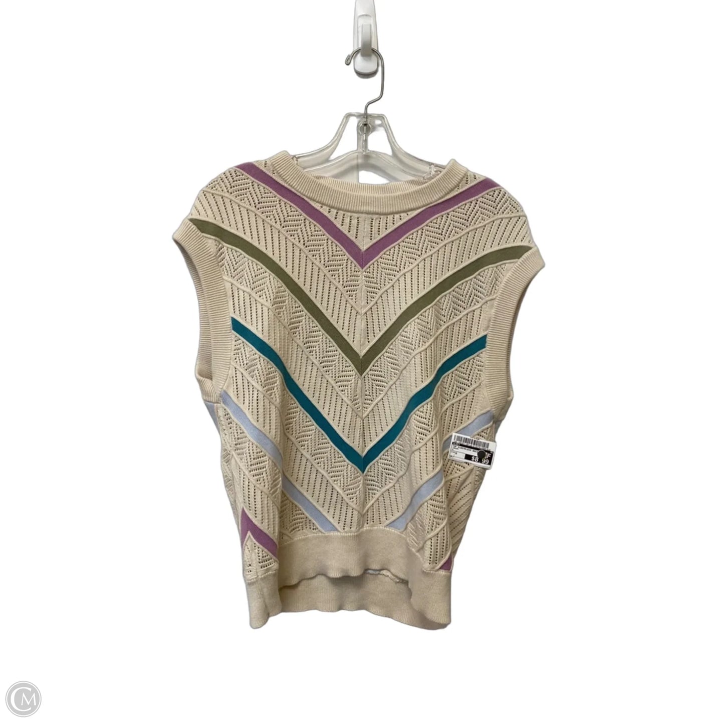Top Sleeveless Basic By Loft In Cream, Size: M