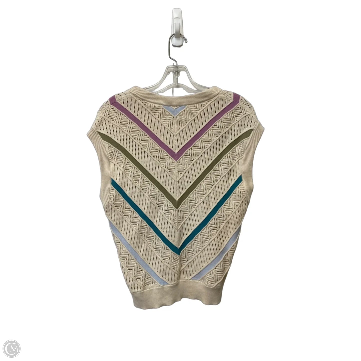 Top Sleeveless Basic By Loft In Cream, Size: M