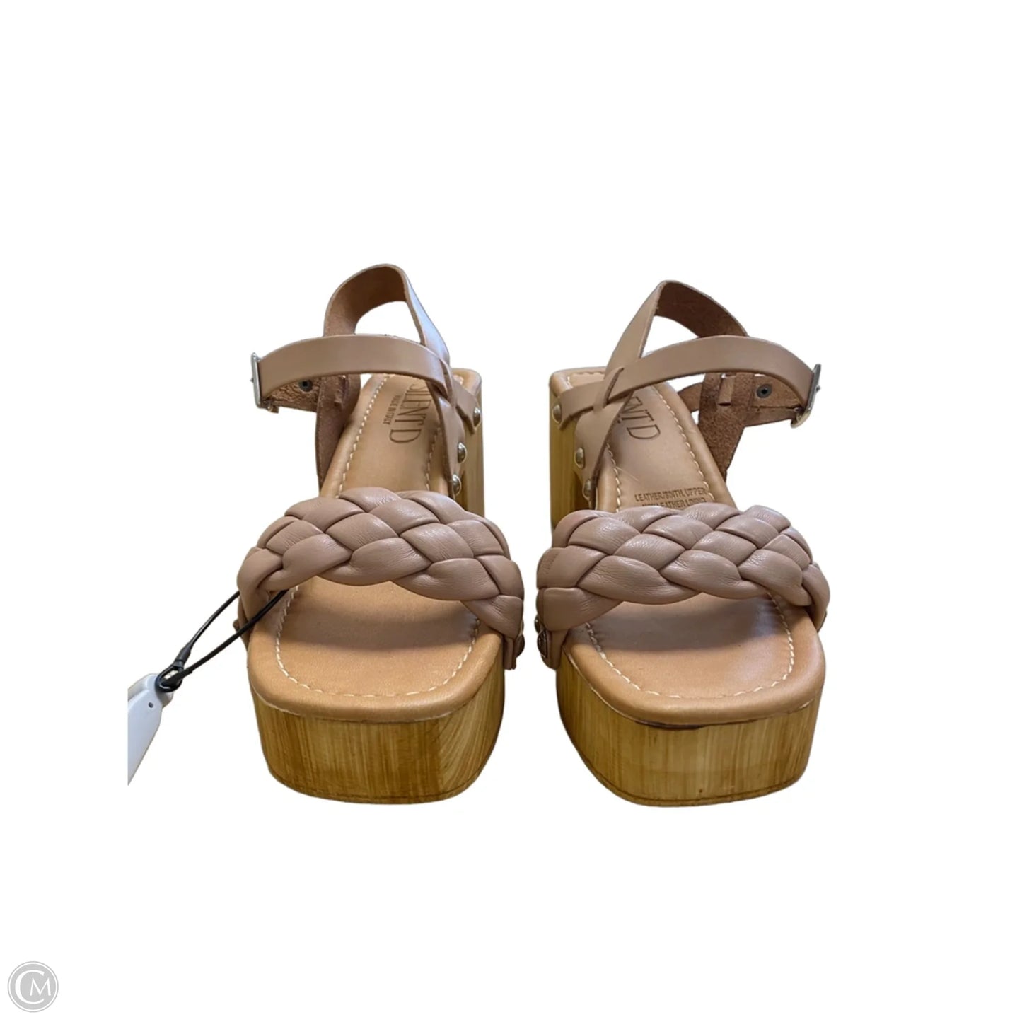 Shoes Heels Block By Clothes Mentor In Tan, Size: 8