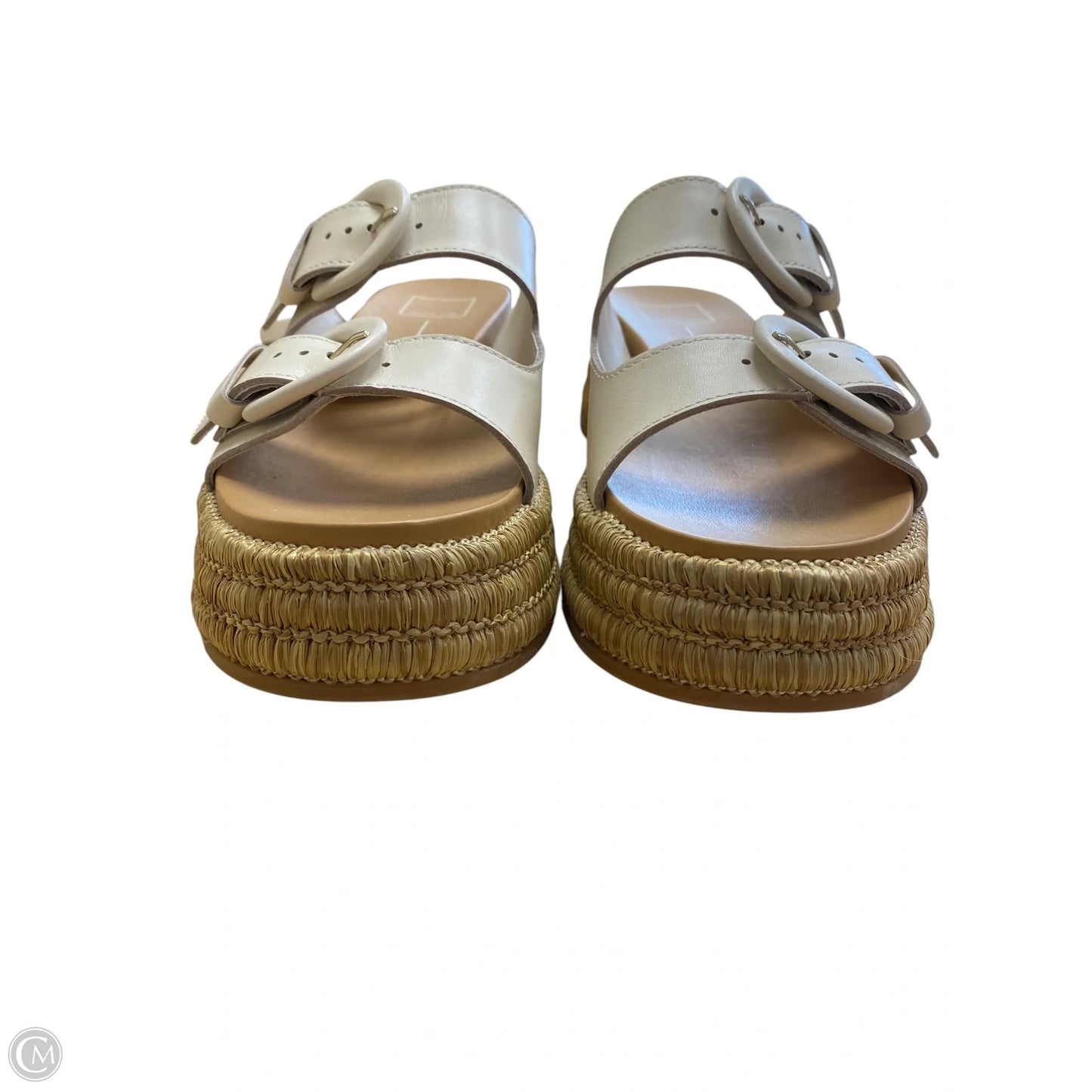 Sandals Heels Platform By Dolce Vita In White, Size: 9.5