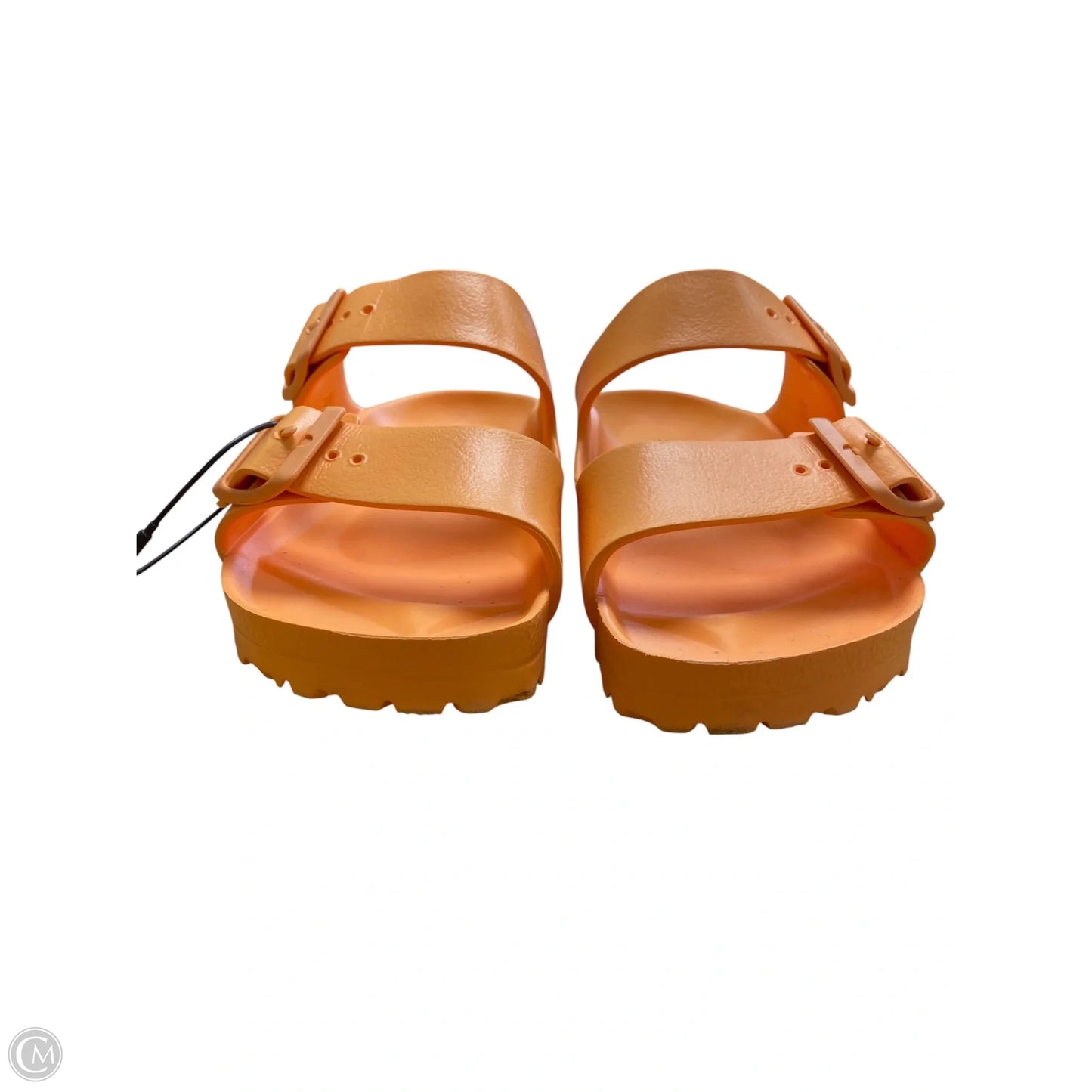Sandals Flats By Birkenstock In Orange, Size: 10