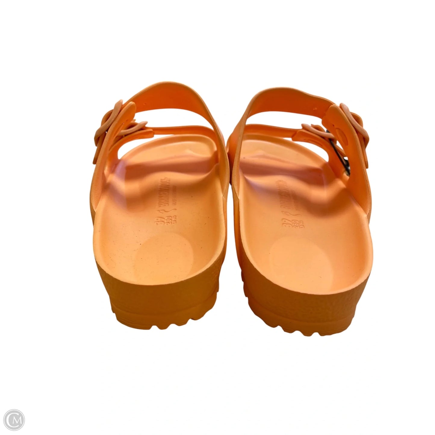 Sandals Flats By Birkenstock In Orange, Size: 10