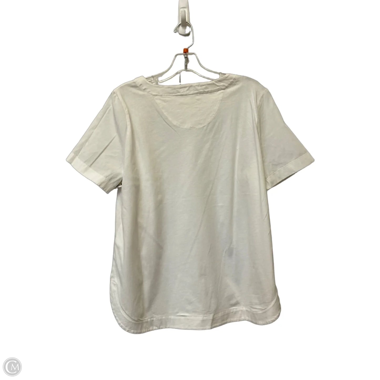 Top Short Sleeve By Maeve In White, Size: S