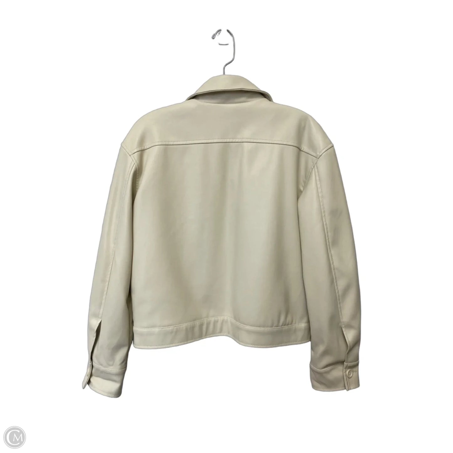 Jacket Shirt By Steve Madden In Cream, Size: S
