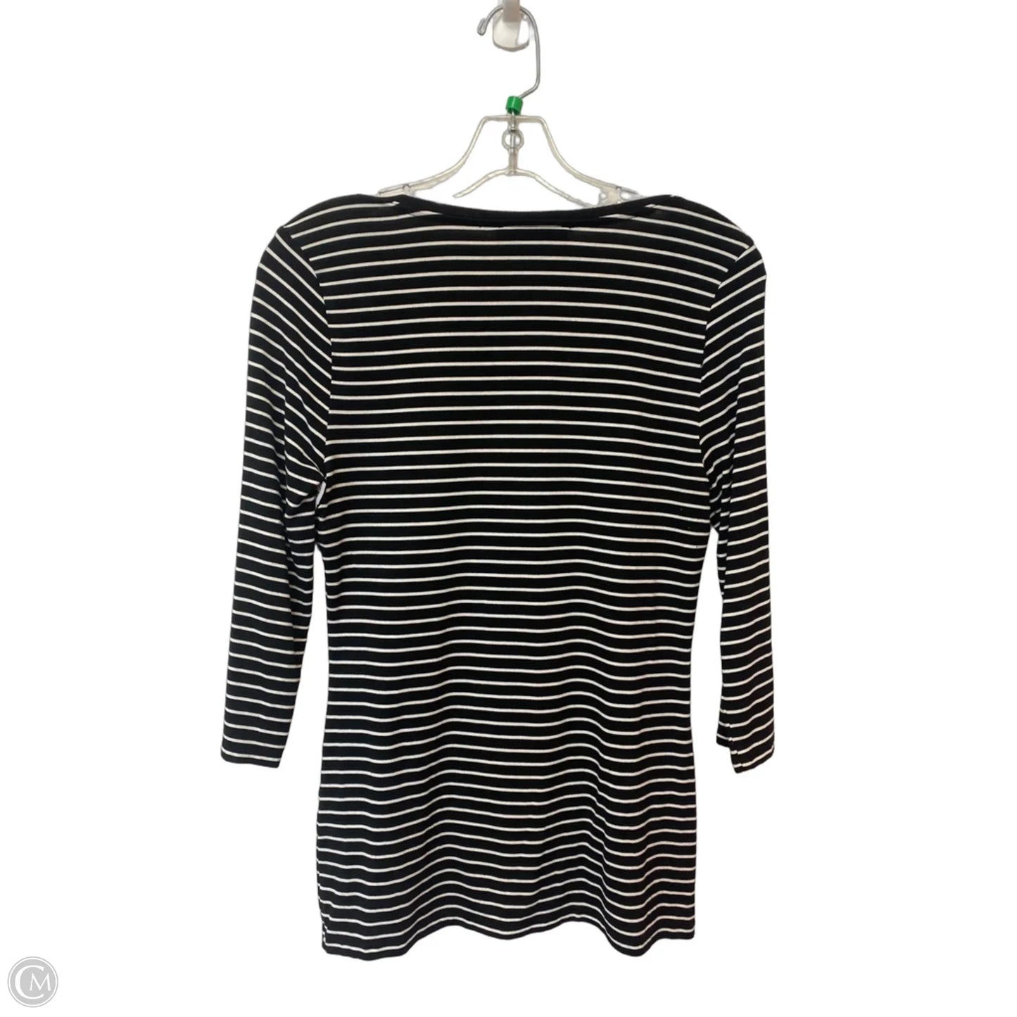 Top Long Sleeve By White House Black Market In Striped Pattern, Size: S
