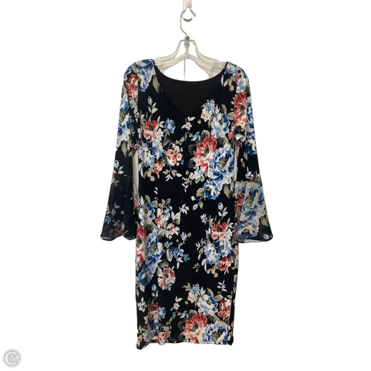 Dress Party Midi By White House Black Market In Floral Print, Size: S