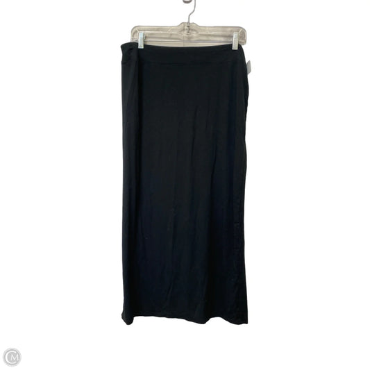 Skirt Maxi By J. Jill In Black, Size: M