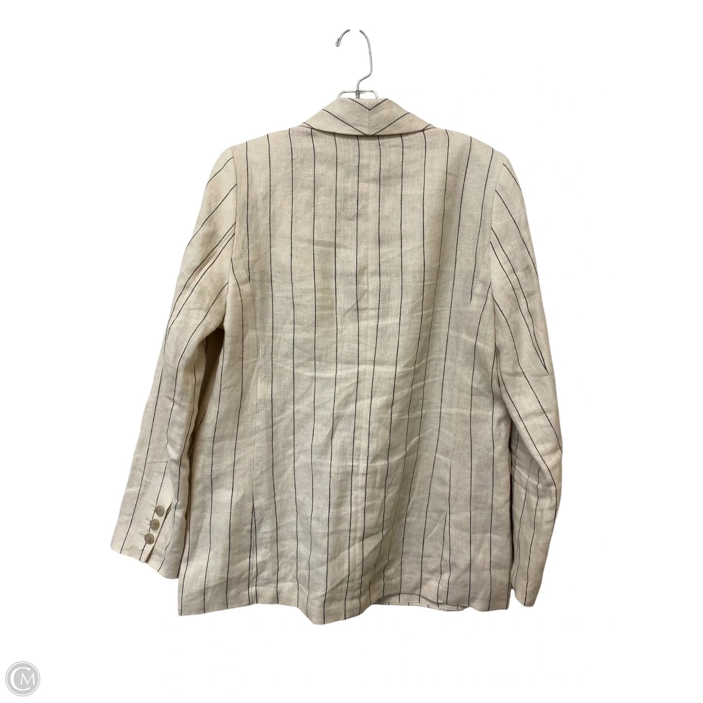 Top 2pc Long Sleeve By Banana Republic In Striped Pattern, Size: 8
