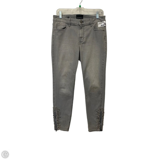 Jeans Straight By White House Black Market In Grey, Size: 10