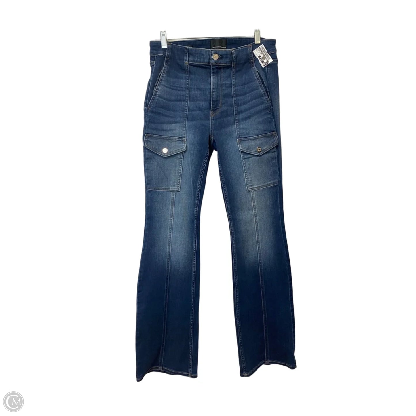 Jeans Flared By White House Black Market In Blue Denim, Size: 8