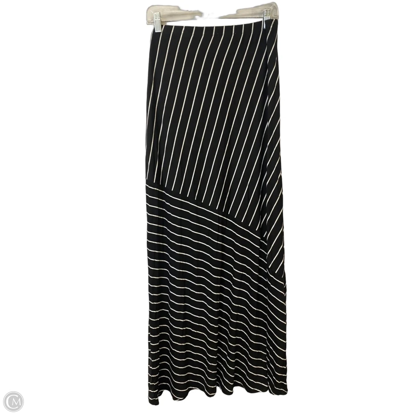 Skirt Maxi By Matty M In Black & White, Size: Xl