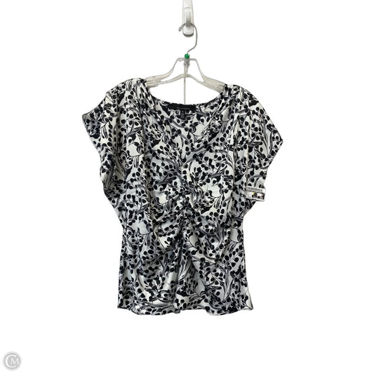 Top Short Sleeve By White House Black Market In Multi-colored, Size: Xl