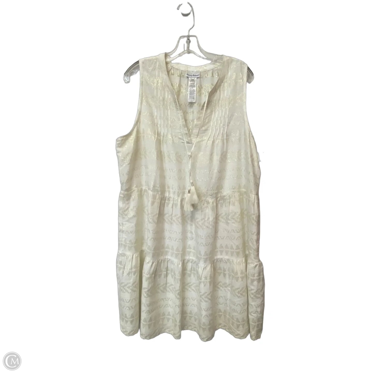 Dress Casual Midi By Tommy Bahama In White, Size: Xl