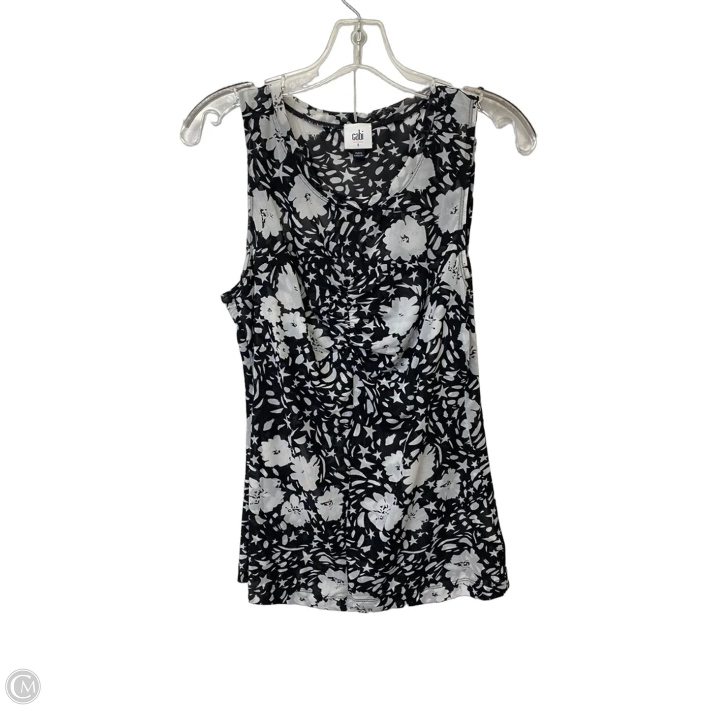 Top Sleeveless By Cabi In Black, Size: S