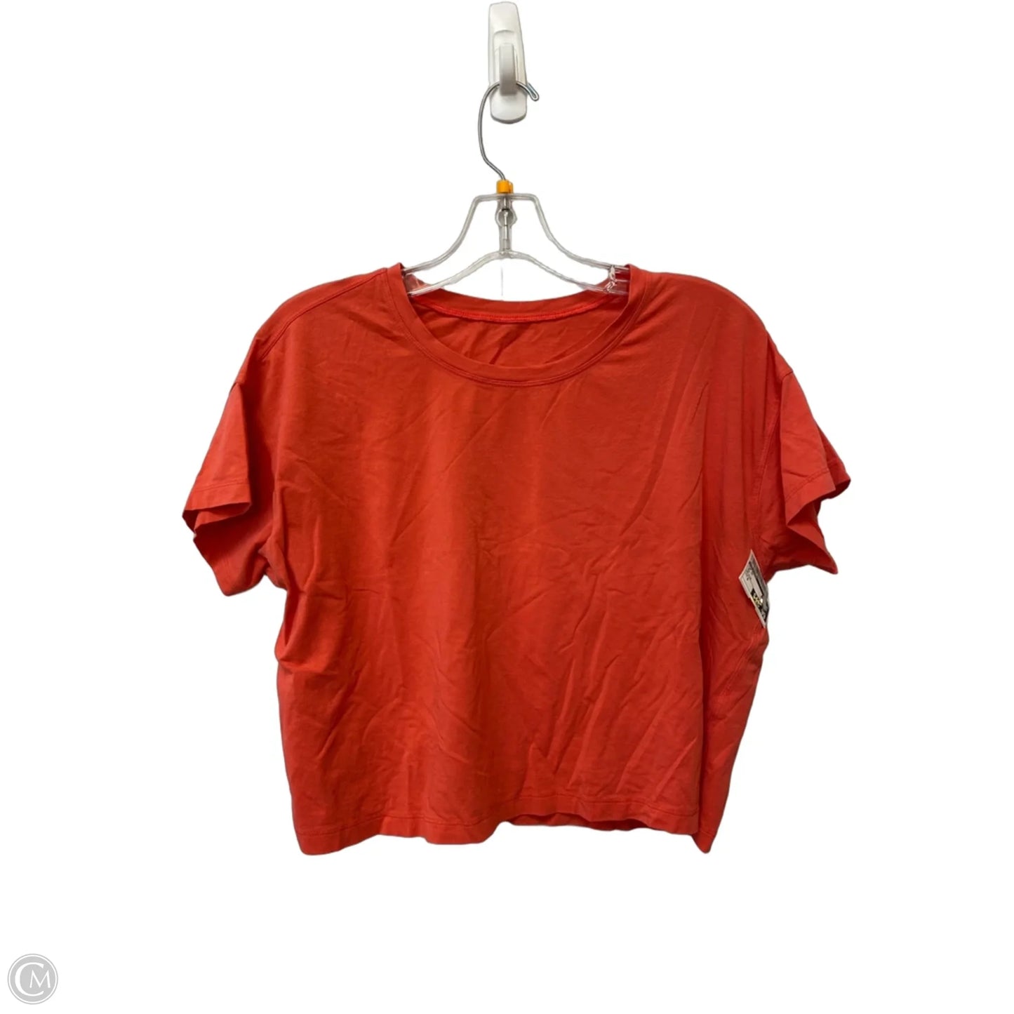 Top Short Sleeve By Lululemon In Red, Size: 6