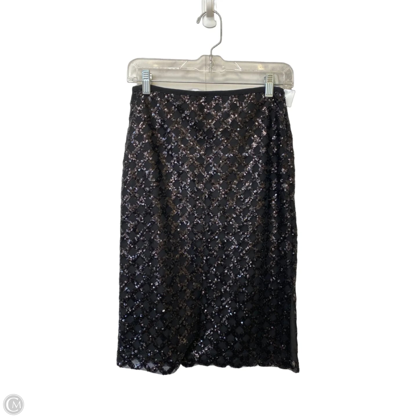 Skirt Midi By Ann Taylor In Black, Size: 2