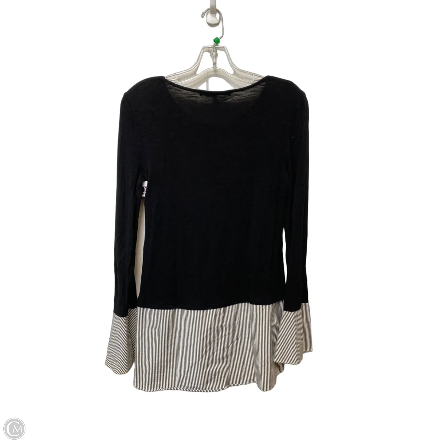 Top Long Sleeve By White House Black Market In Black, Size: Xs