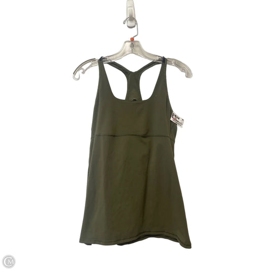 Athletic Tank Top By Lululemon In Green, Size: 10