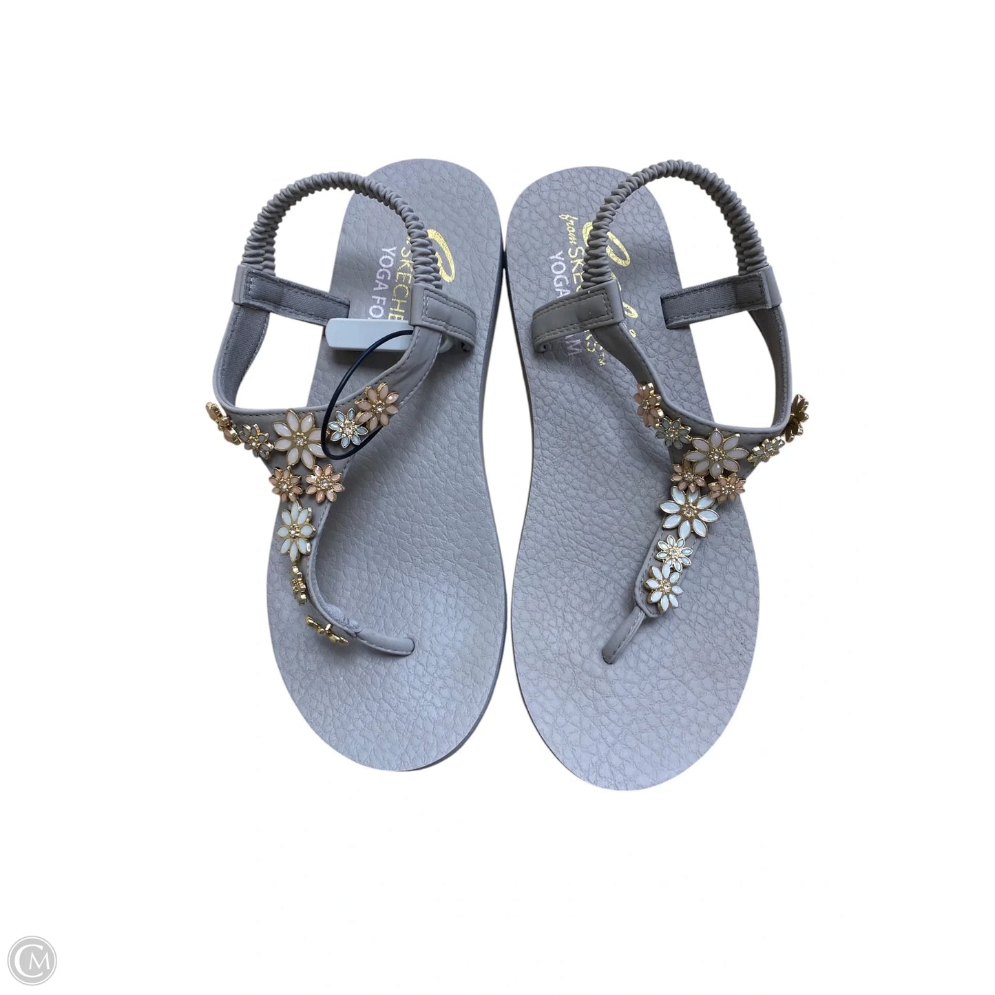 Shoes Flats By Skechers In Grey, Size: 9.5