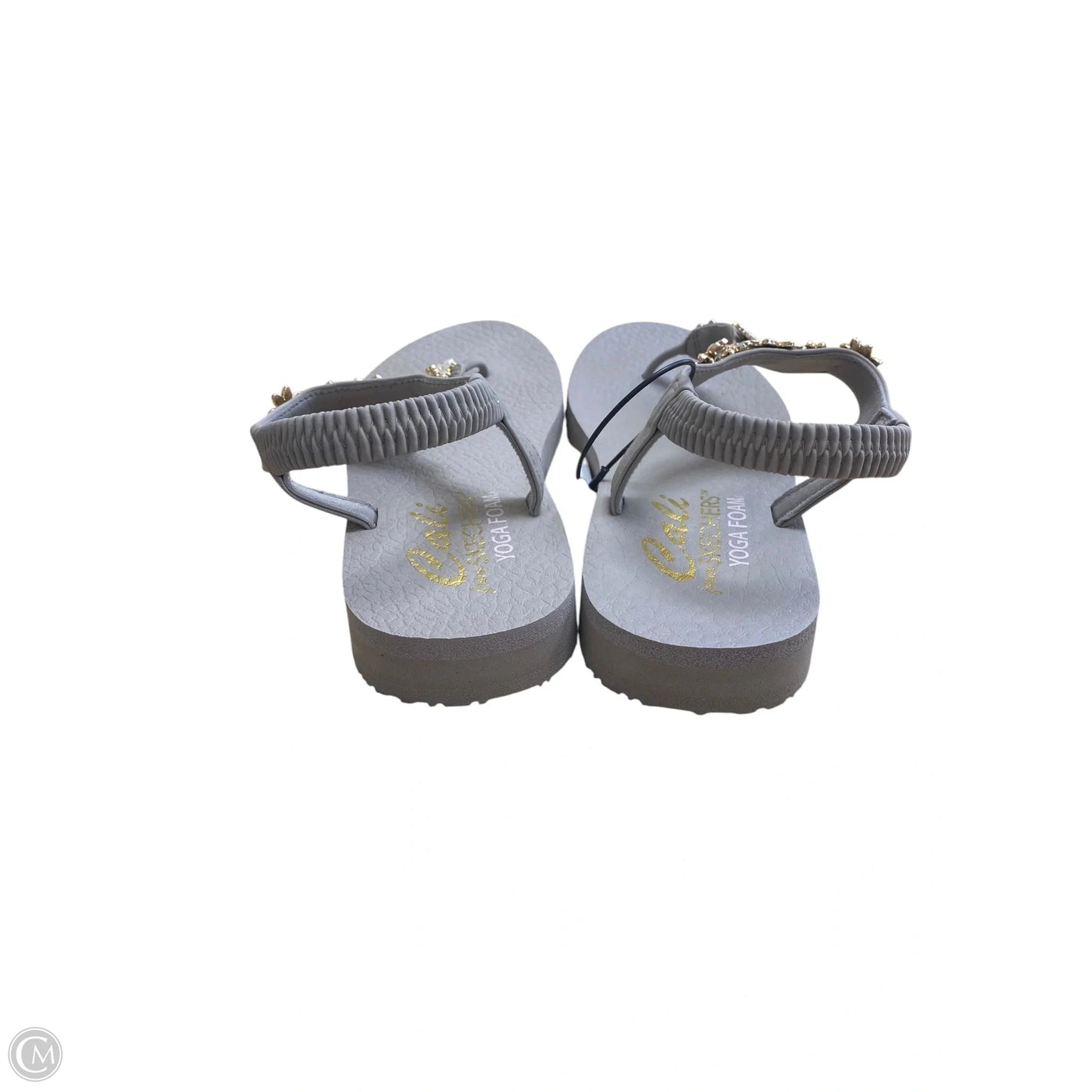 Shoes Flats By Skechers In Grey, Size: 9.5