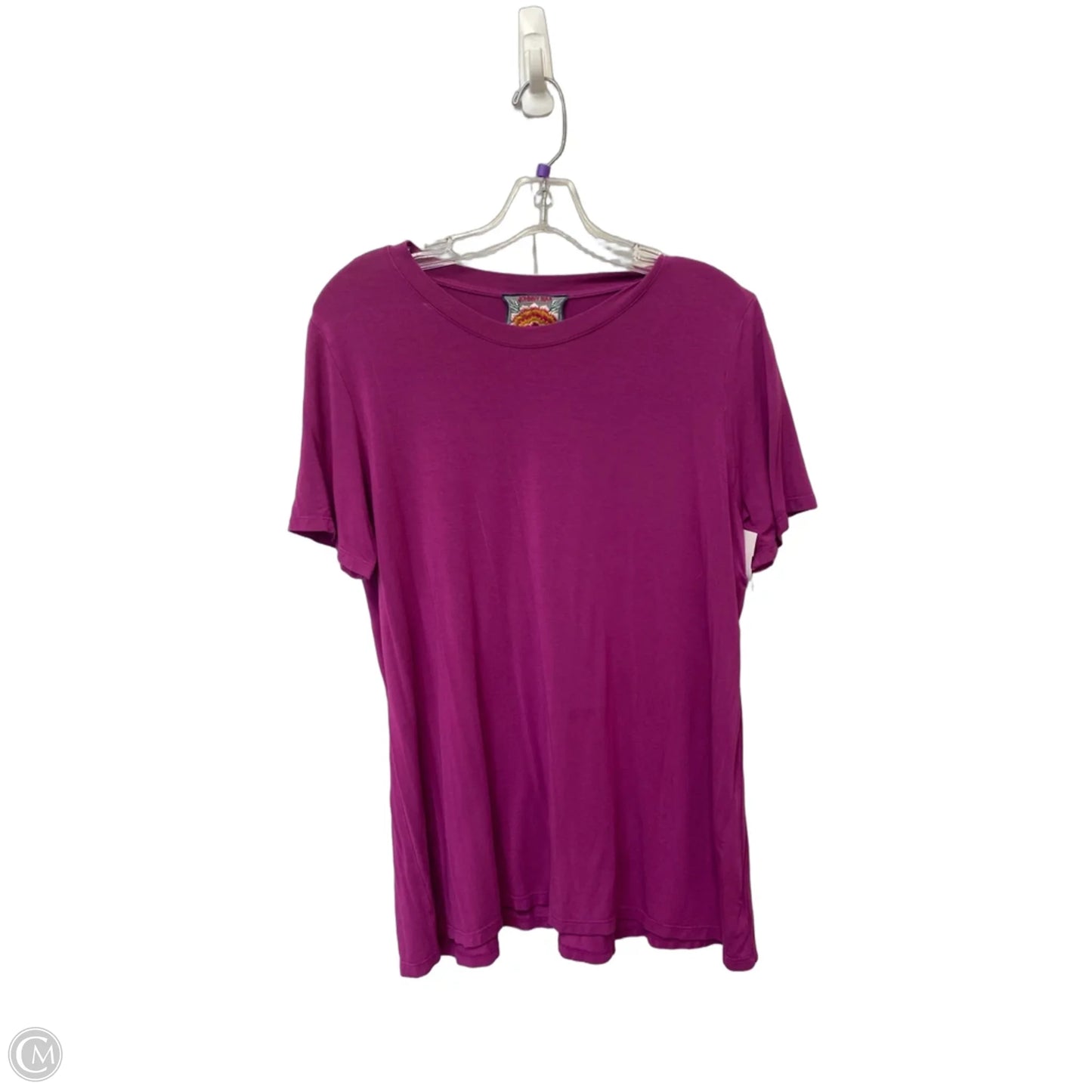 Top Short Sleeve By Johnny Was In Purple, Size: M