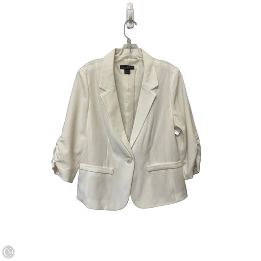 Blazer By Jessica Howard In White, Size: 14