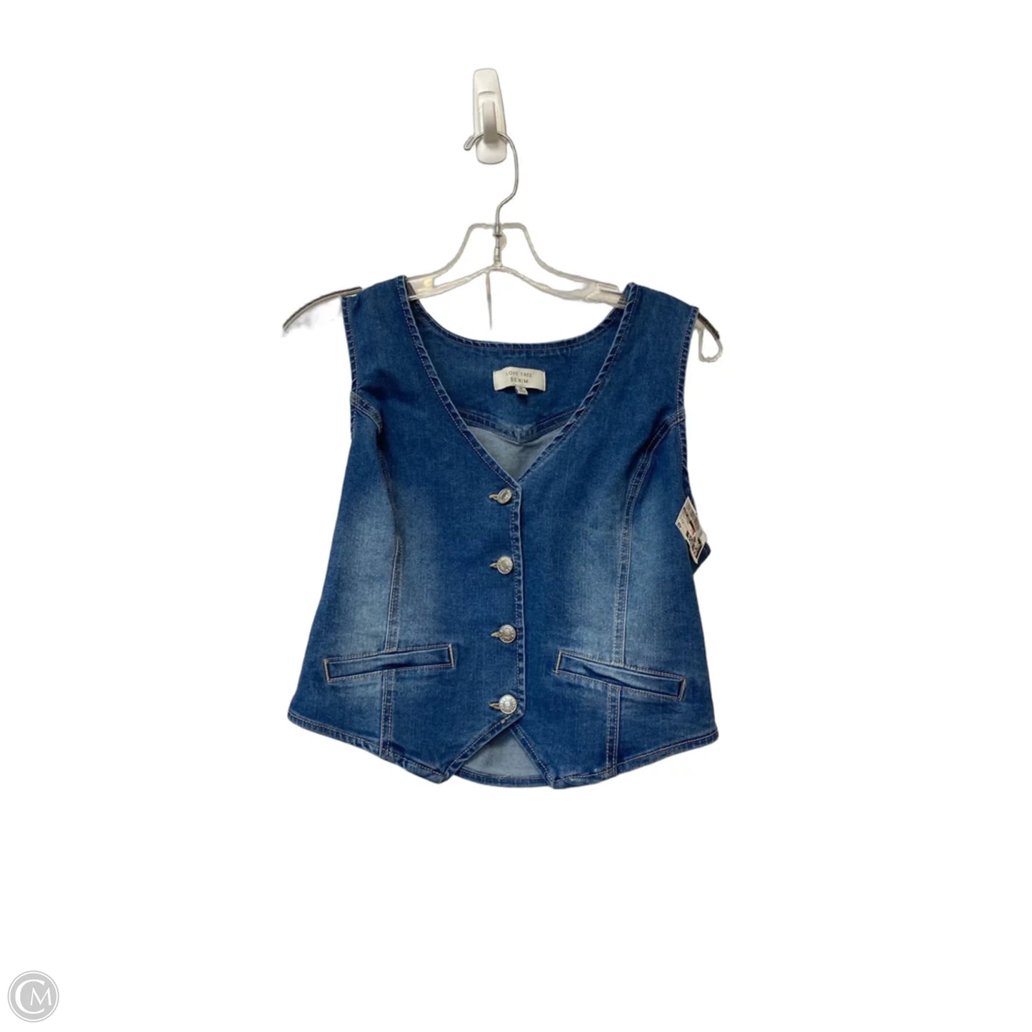Vest Other By Love Tree In Blue, Size: M