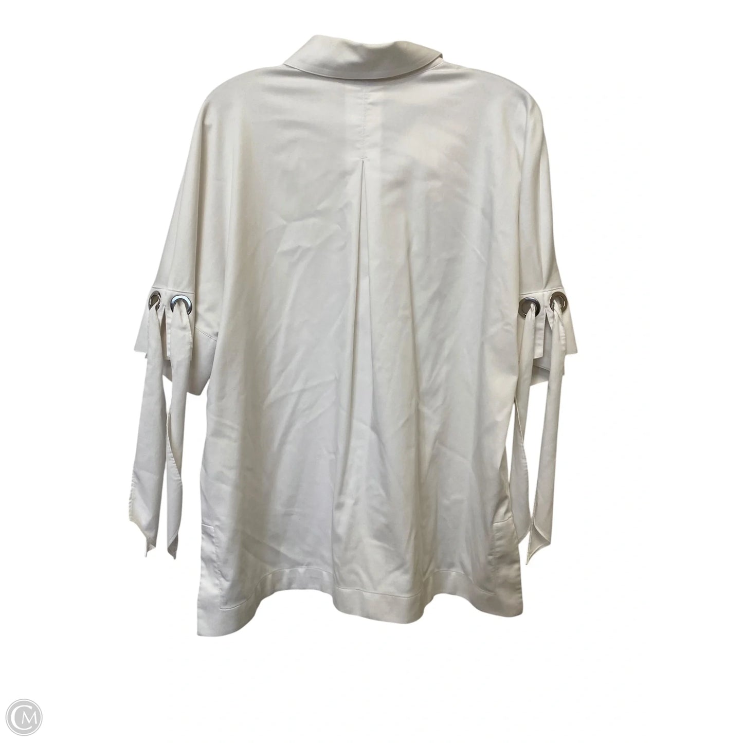 Top Short Sleeve By Chicos In White, Size: 2