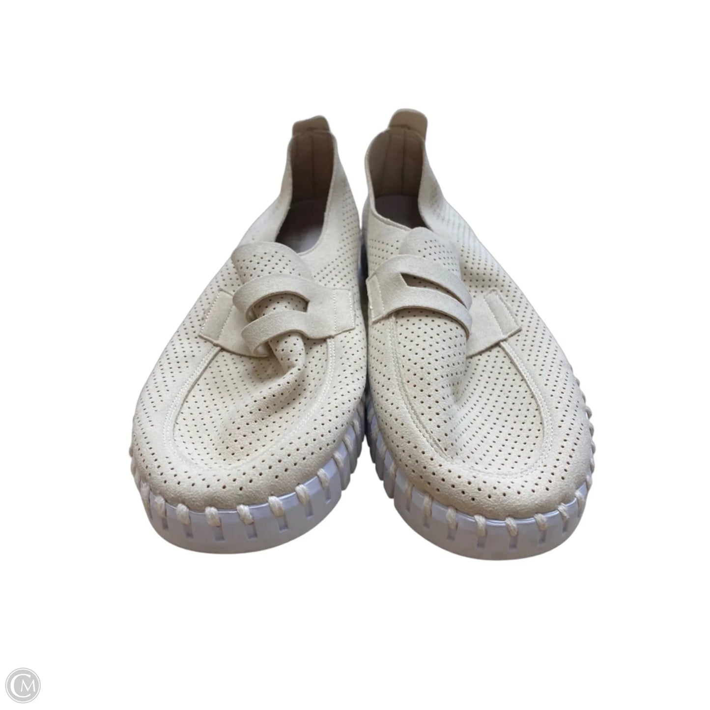 Shoes Flats By Clothes Mentor In Tan, Size: 8.5