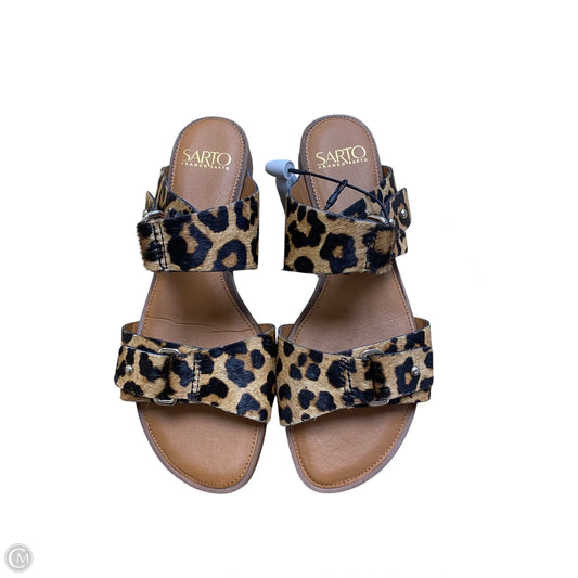 Shoes Flats By Franco Sarto In Animal Print, Size: 9